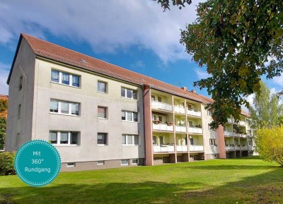Helle 3-Raum-Whg. mit tollem Tageslichtbad, West-Balkon und PKW-Stellplatz in C-Ebersdorf