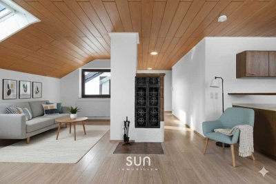 Dachnest mit Kamin & Terrasse – Söflingen von seiner schönsten Seite