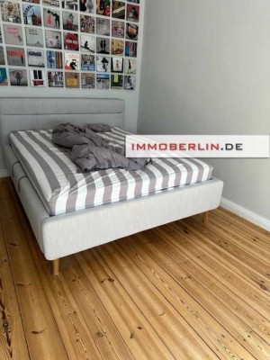 IMMOBERLIN.DE - Ruhig im Bötzow-Kiez! Sehr attraktive Altbauwohnung mit Westloggia