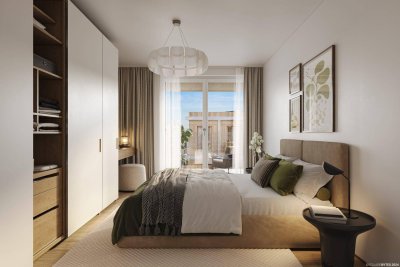 „Village im Dritten – PARK FLATS“ Provisionsfreie 4-Zimmer Wohnung mit Balkon (Erstbezug!)