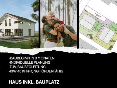 Innovative Bautechnik - Zukunftssicher wohnen! EFH inkl. Baugrundstück in 77977 Rust