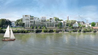 WE A3.6 -Rheinblick-Wohnung in architektonisch anspruchsvoller Wohnanlage!
