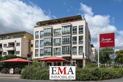 Sonnenstunden genießen – möblierte Zwei-Zimmer-Wohnung mit Dachterrasse
