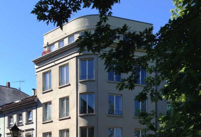 Schick wohnen am Dellplatz, Penthauswohnung mit Dachterrasse, hübsches Ambiente