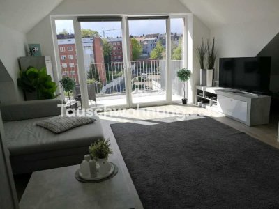 Tauschwohnung: Suche 2 Zimmer mit Stellpatz-Biete schöne 3 Zimmer m. Stellp