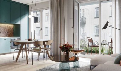 Ästhetik & Nachhaltigkeit im Einklang: Großzügige 4-Zimmer-Wohnung mit Dachterrasse in Neuhausen