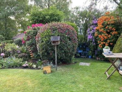 Bremen-Lesum, ideale Singlewohnung mit wunderschönen Garten
