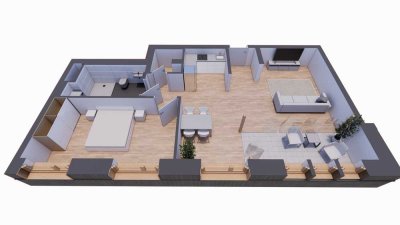 Wohnen im Herzen der Stadt Waldkirch - Wohnung 03