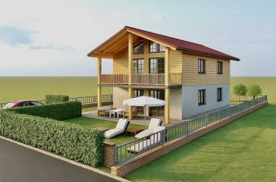 Neubau-Einfamilienhaus in schöner Lage unweit des Chiemsees - inklusive Grundstück
