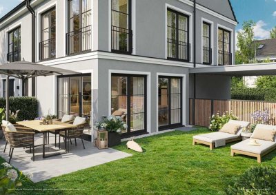 Mehr Individualität: Ein Stadthaus mit sonniger Terrasse und großzügigem Garten