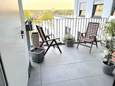 Moderne stilvolle 3-Zimmer-Wohnung mit Weitblick-Balkon & S-Bahn-Anschluss