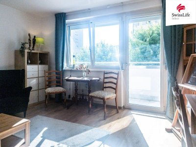 Gemütliche und sonnige Garconniere Nähe UKH | mit Westbalkon und Parkplatz in Graz-Eggenberg