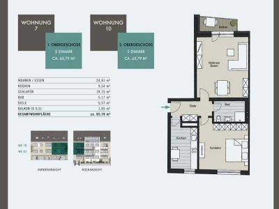 Attraktive 2-Zimmer-Wohnung mit Balkon in Köln! WE 10