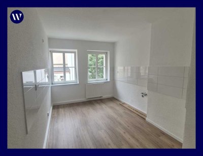 Frisch renoviertes 1-Zimmer-Apartment + große Essküche + Tageslichtbad + kompakter Schnitt