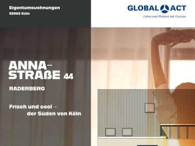 Urban wohnen, entspannt leben – 3-Zimmer-Wohnung mit Balkon im Kölner Süden! Annastraße  44, WE 3