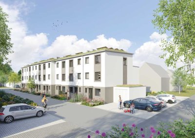 Energieeffizientes Reihenendhaus mit Keller und  KfW 40 QNG Zertifizierung