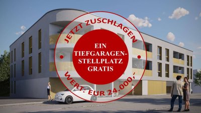 EXKLUSIVES ANGEBOT: EIN TG-STELLPLATZ GRATIS BEIM KAUF EINER WOHNEINHEIT IM CITY LIFE SCHWANENSTADT