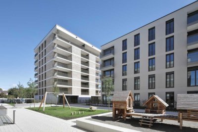 Erstbezug: Moderne und zentrale 2-Zimmerwohnung inkl. Einbauküche und Weitblick