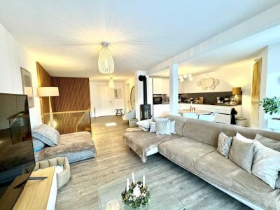 Luxuriöse 4-Zimmer-Wohnung in bester Lage - mit Sauna, Kamin & Designküche
