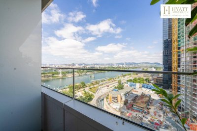 Danubeflats – Österreichs höchstes Wohnhochhaus mit atemberaubendem Ausblick, exklusivem Spa und urbanem Luxus direkt an der Neuen Donau
