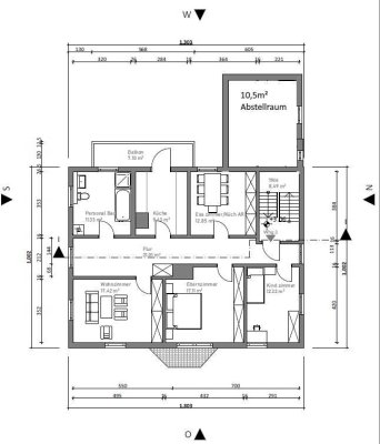 Moderne , attraktive 4-Zimmer-Wohnung in Steinbach mit Badewanne und Dusche