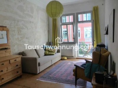 Tauschwohnung: Wunderschöne 2-Raum-Altbau-Wohnung mit 2 Balkonen