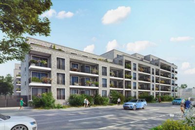 Neubauprojekt in Bahnhofsnähe in Grevenbroich: 2-Zimmer Wohnungen zu vermieten (Mit WBS)