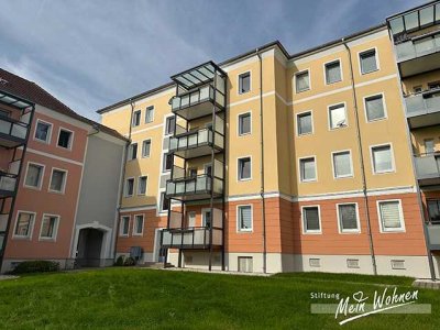Geräumige 3-Raumwohnung mit Wohnküche und Balkon
