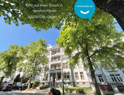Jugendstil • Eigentumswohnungen • vermietet • mit Balkon • auf dem Kaßberg • in Chemnitz • KAUFEN!