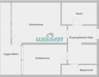 Zwei Zimmer Wohnung - interessant für Kapitalanleger