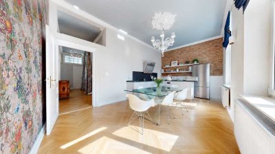 Attraktive Drei-Zimmerwohnung mit Altbauflair in ruhiger Westend Wohnlage
