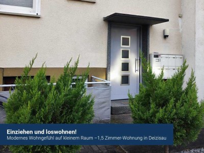 Einziehen und loswohnen!
Moderne 1,5-Zimmerwohnung in guter Lage.