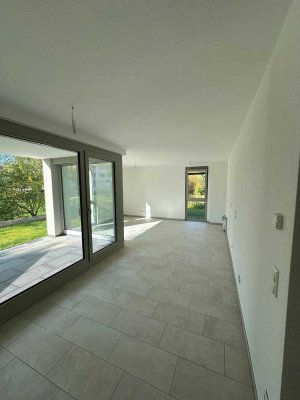 Moderne 2-Zimmer-Neubauwohnung mit Gartenanteil in Maichingen – nur mit Wohnberechtigungsschein