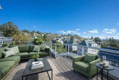 EXKLUSIVE DACHGESCHOSSWOHNUNG mit großzügigen Freiflächen - Südterrasse - Neubau 2024