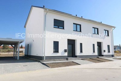 moderne, ökologische und energieeffiziente  Doppelhaushälfte in Dessau-Kochstedt