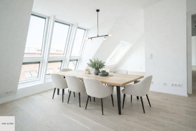 Erstbezugs-Dachgeschosswohnung auf einer Ebene mit großzügiger Terrasse, Privatlift &amp; eigenem Zugang