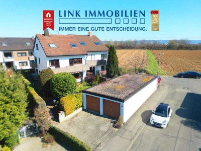 Ostfildern-Nellingen: Familientraum mit viel Platz in Feldrandlage mit Sonnengarten & Doppelgarage!