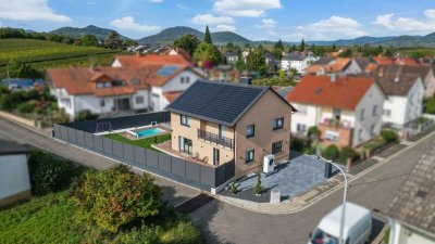 Modernes Premium Einfamilienhaus mit hochwertiger Ausstattung und Blick auf die Weinberge!
