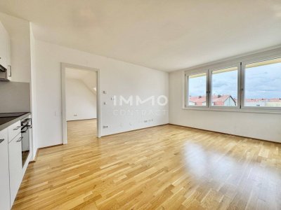 Wohnen zum Bestpreis: 2-Zimmer-Wohnung mit Terrasse &amp; Design-Wohnküche im Dachgeschoß