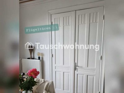 Tauschwohnung: 3-Zi. Altbau+2 Balkone in Winterhude gegen größere Wohnung