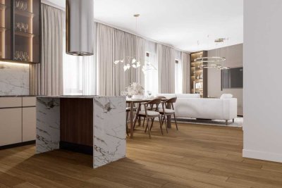 Neubau-Penthouse-2-Zimmer-Wohnung  mit Westloggia, Terrasse und Fahrstuhl  nur 300 Meter vom Kudamm!