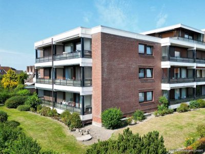 Geräumige 3-Zimmer-Wohnung mit ca. 70,52 m² im Zentrum von Büsum mit großer Südostloggia