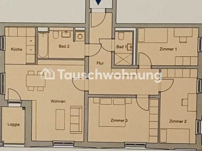 Tauschwohnung: 4-R-Whg gegen ähnlich große Whg in Zentrum Ost/Babelsberg