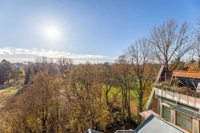 HEGERICH: Extravagante Maisonettewohnung mit herrlicher Dachterrasse in Nürnberg-St.-Johannis
