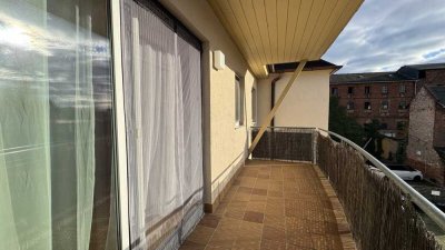 Balkon-Glück über den Dächern von Raguhn