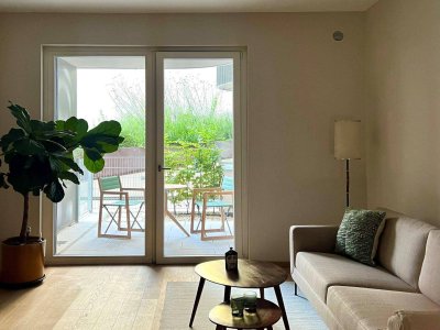 COOL BLEIBEN: GARTENWOHNUNG MIT 2 ZIMMERN