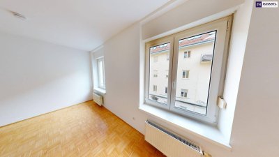 Ihr Traum vom Eigenheim! Erstbezug nach Sanierung: Moderne Stadtwohnung in zentraler Lage in Graz: 46 m² - 2 Zimmer - Balkon! Gleich Besichtigungstermin vereinbaren &amp; begeistern lassen! PROVISIONSFREI!