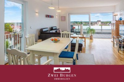 Exklusive Dachterrassen-Eigentumswohnung in Fernsichtlage Laudenbach , Käufer provisionsfrei!