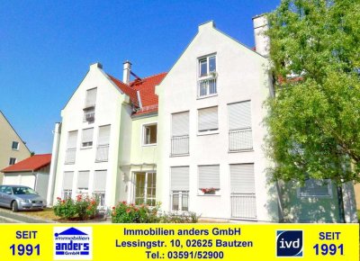 Moderne 3 ½ -Raum-Wohnung mit Garage - gem. Terrasse - in sehr ruhiger, grünen Wohnlage bei Bautzen