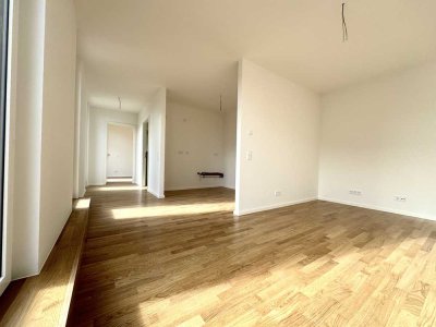 2-Raum-Wohnung im *Erstbezug* mit großer Terrasse und Duschbad